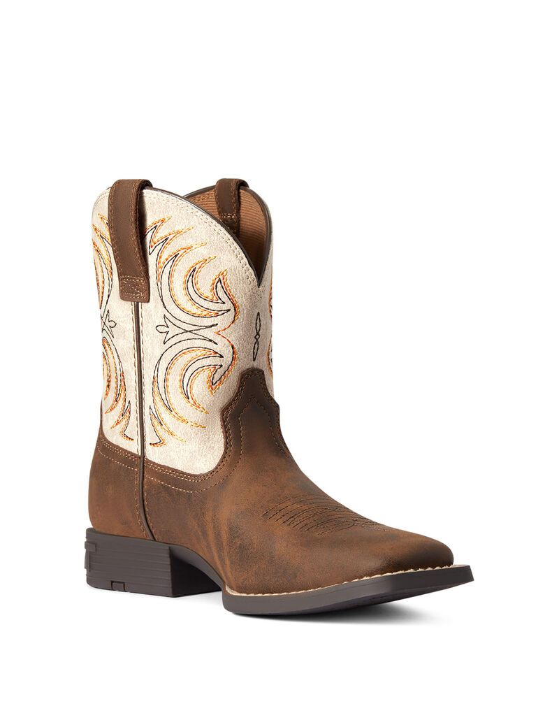 Ariat Storm Western Boot Antique Brown | CDIKXS-678