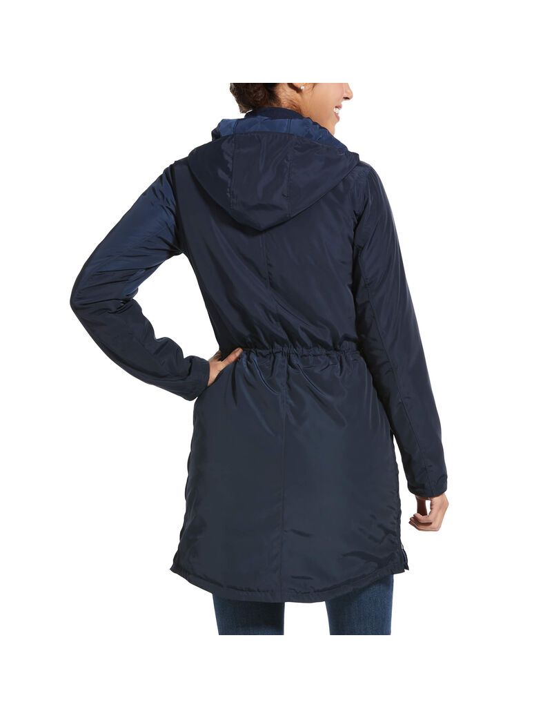 Ariat Stowe Reversible Insulated Jacket Navy/Marine Blue | HOKMZE-593