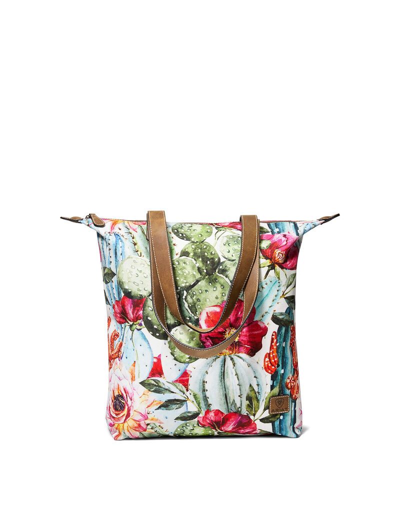 Ariat Tall Tote Cactus Floral Multi | RLGWUI-230