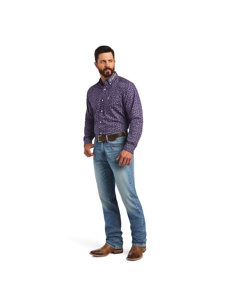 Ariat Team Paulo Classic Fit Shirt Fig | MKNSIQ-631