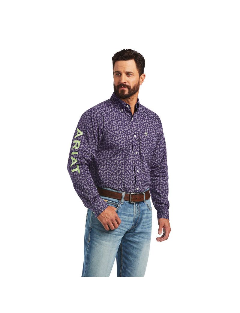 Ariat Team Paulo Classic Fit Shirt Fig | MKNSIQ-631