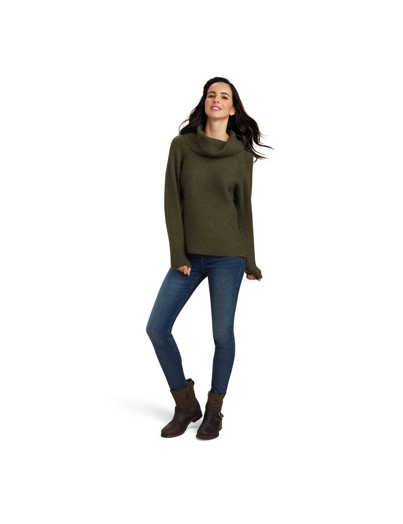 Ariat Three Chimney Sweater Earth | TLXQVM-058