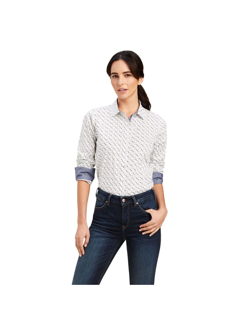 Ariat Tomales Shirt Bit Print | LWARME-156