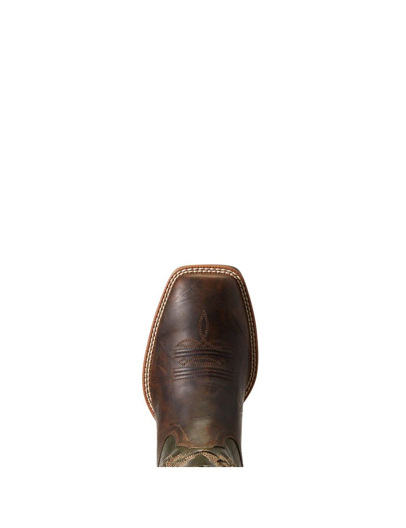 Ariat Toughy VentTek 360 Western Boot Herd Brown | WTIHSY-682