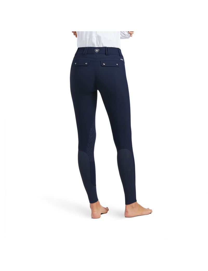 Ariat Tri Factor Grip Knee Patch Breech Navy | HZVNUQ-984