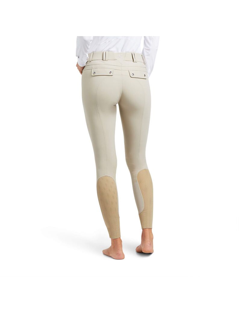 Ariat Tri Factor Grip Knee Patch Breech Tan | XAKNCJ-348