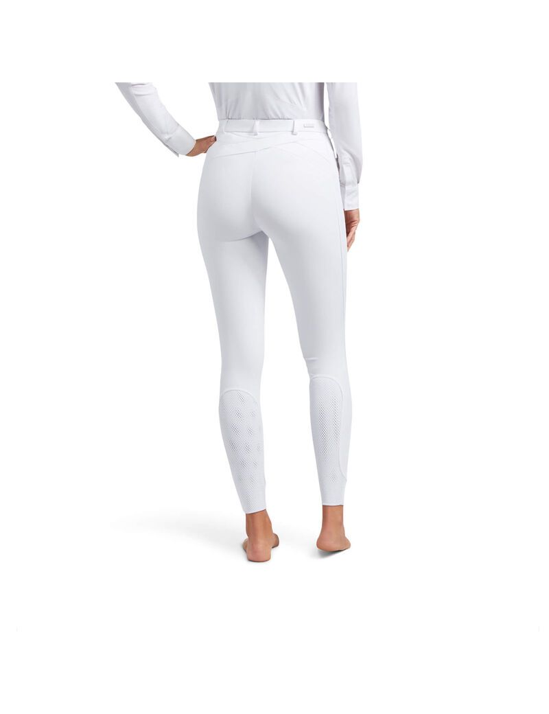 Ariat Triton Grip Knee Patch Breech White | PSHMTA-736