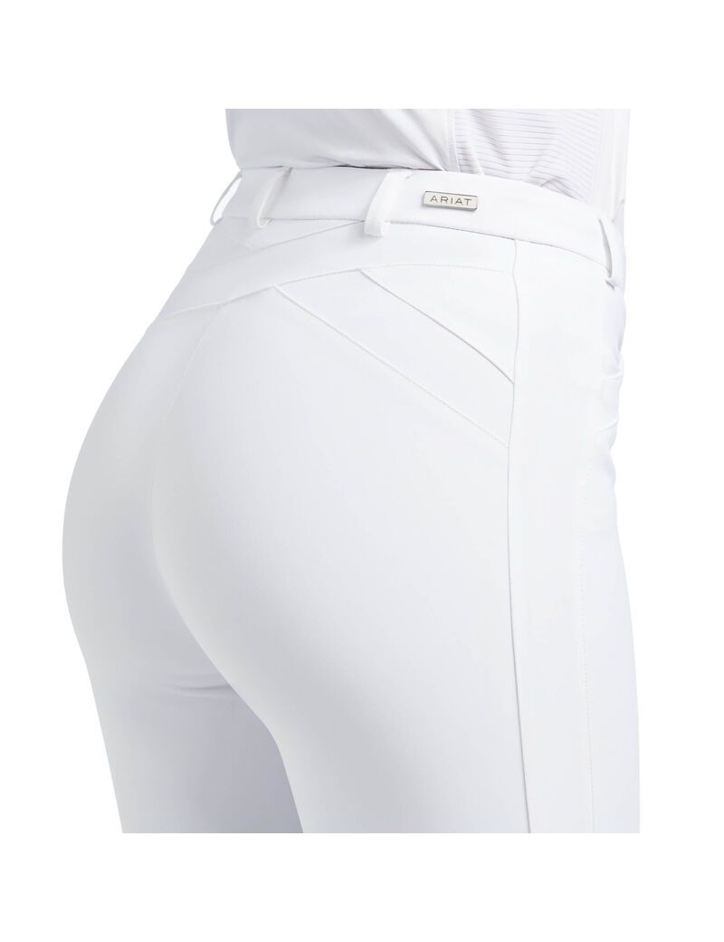 Ariat Triton Grip Knee Patch Breech White | PSHMTA-736