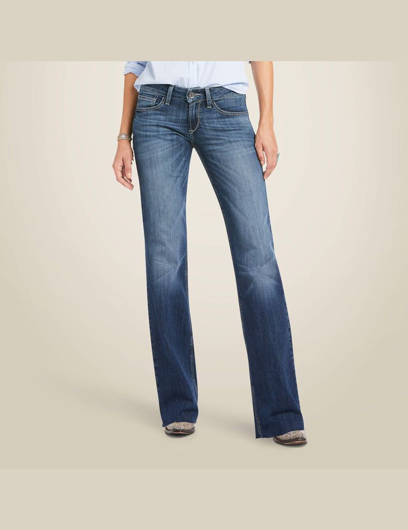 Ariat Trouser Mid Rise Anabelle Wide Leg Jean Natalia | KCLMYI-924