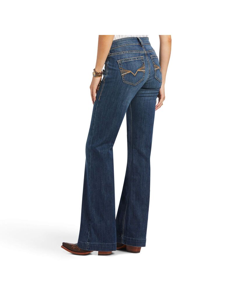 Ariat Trouser Perfect Rise Alana Wide Leg Jean Natalia | MZRTWK-073