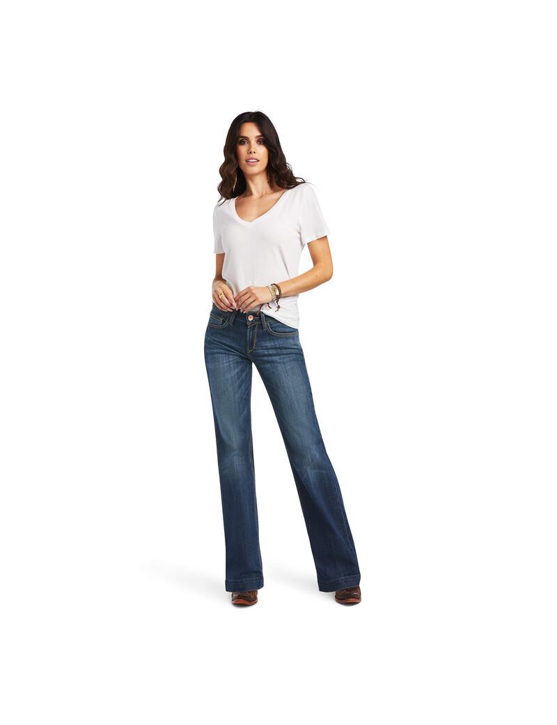 Ariat Trouser Perfect Rise Alana Wide Leg Jean Natalia | MZRTWK-073