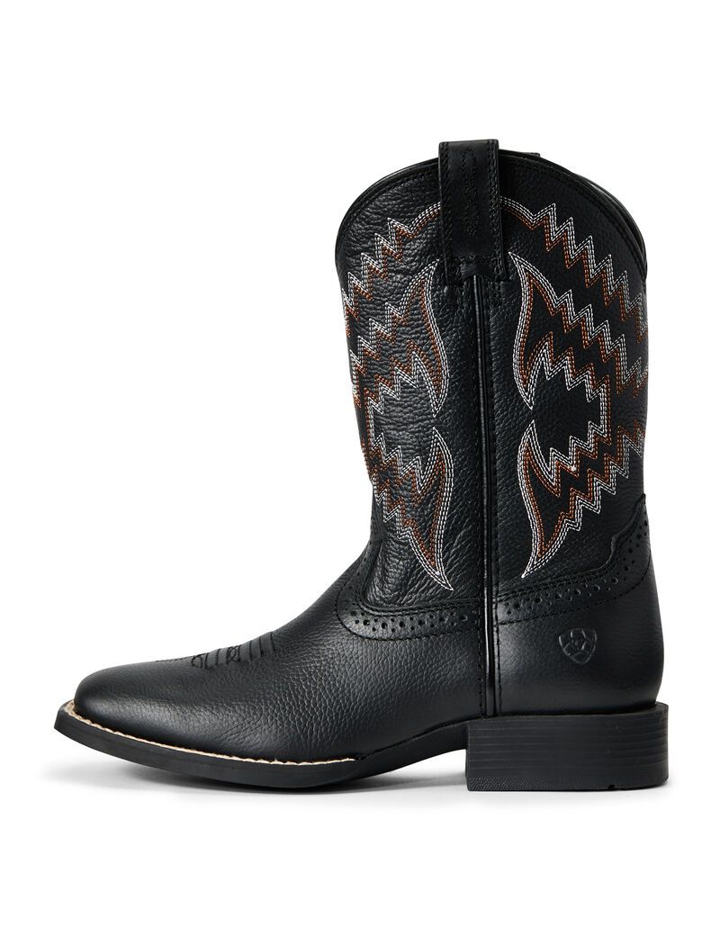 Ariat Tycoon Western Boot Bear Black | OFATJU-378