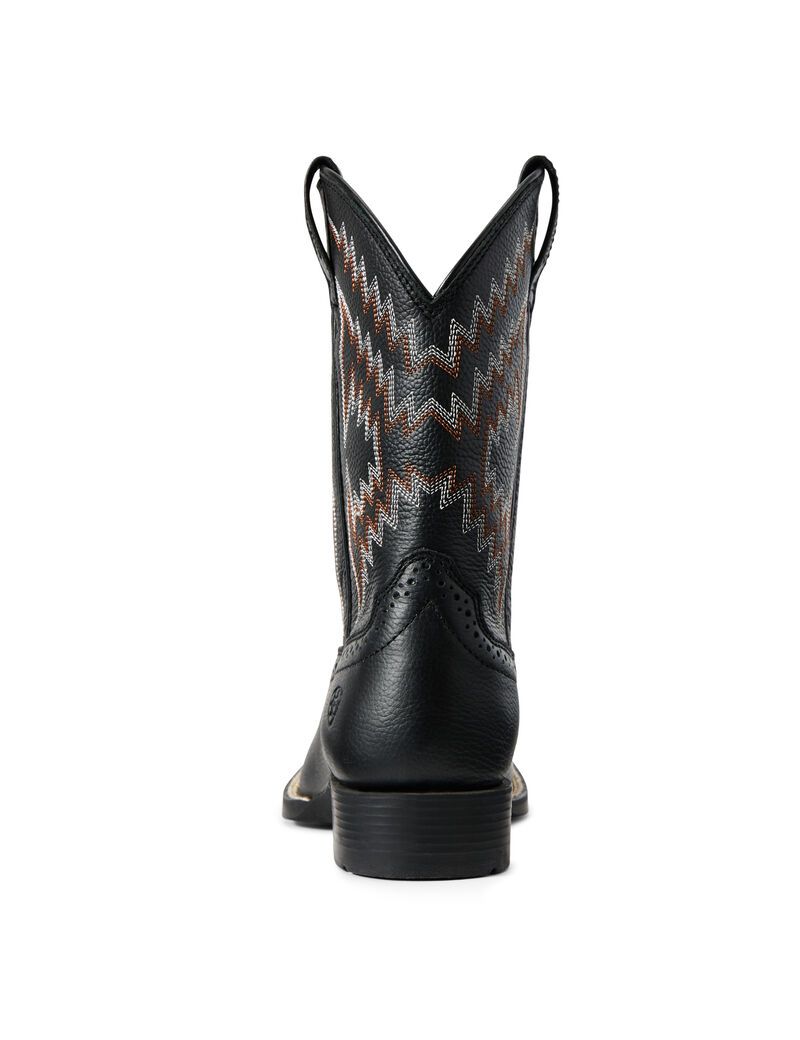 Ariat Tycoon Western Boot Bear Black | OFATJU-378