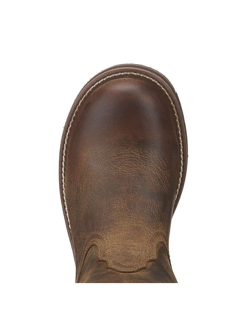 Ariat Unbridled Roper Western Boot Distressed Brown | OKWLJR-278