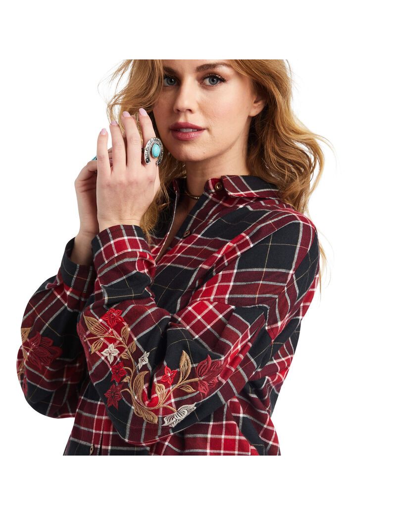 Ariat Urban Jungle Shirt Urban Jungle Plaid | COWDLB-846