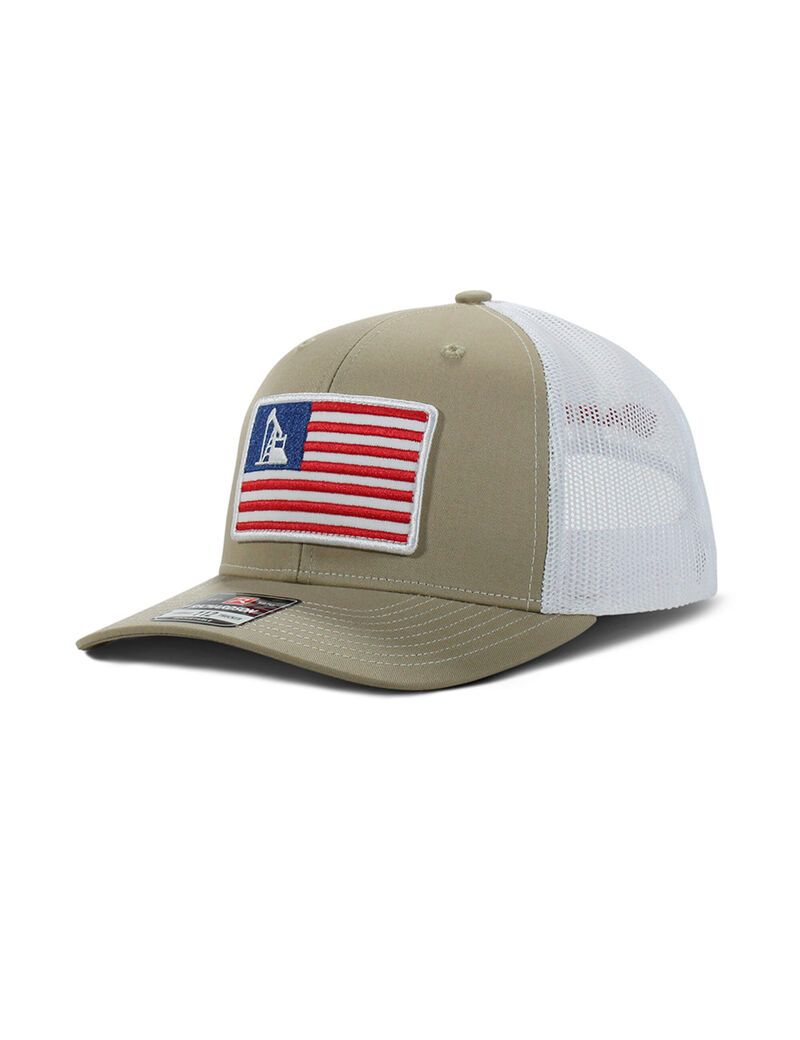 Ariat Usa flag patch logo cap Tan | MQXAJP-730