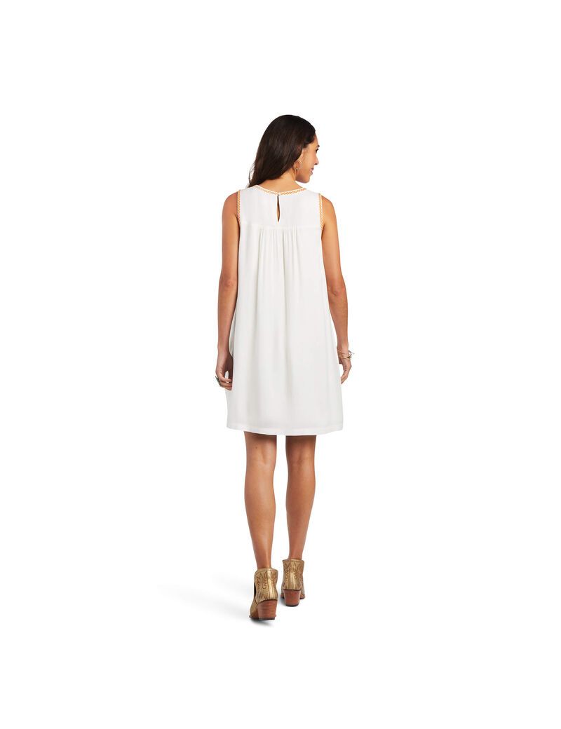 Ariat Valley Dress Blanc De Blanc | VSXHDP-146