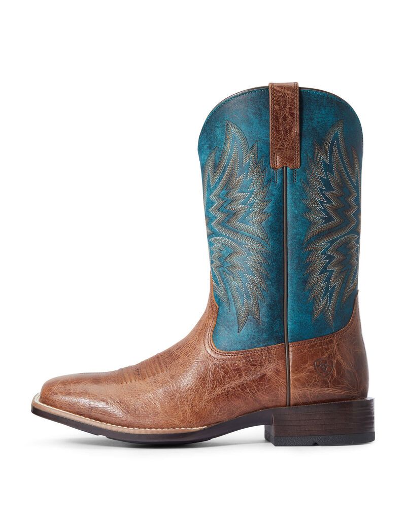 Ariat Valor Ultra Western Boot Dark Tan | QPRUYF-248