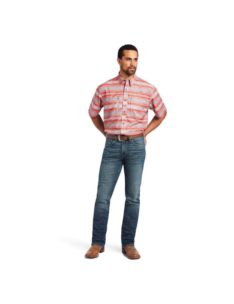 Ariat VentTEK Classic Fit Shirt Ombre Serape | MXUSHQ-912