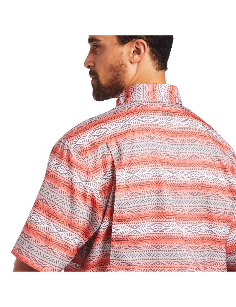 Ariat VentTEK Classic Fit Shirt Ombre Serape | MXUSHQ-912