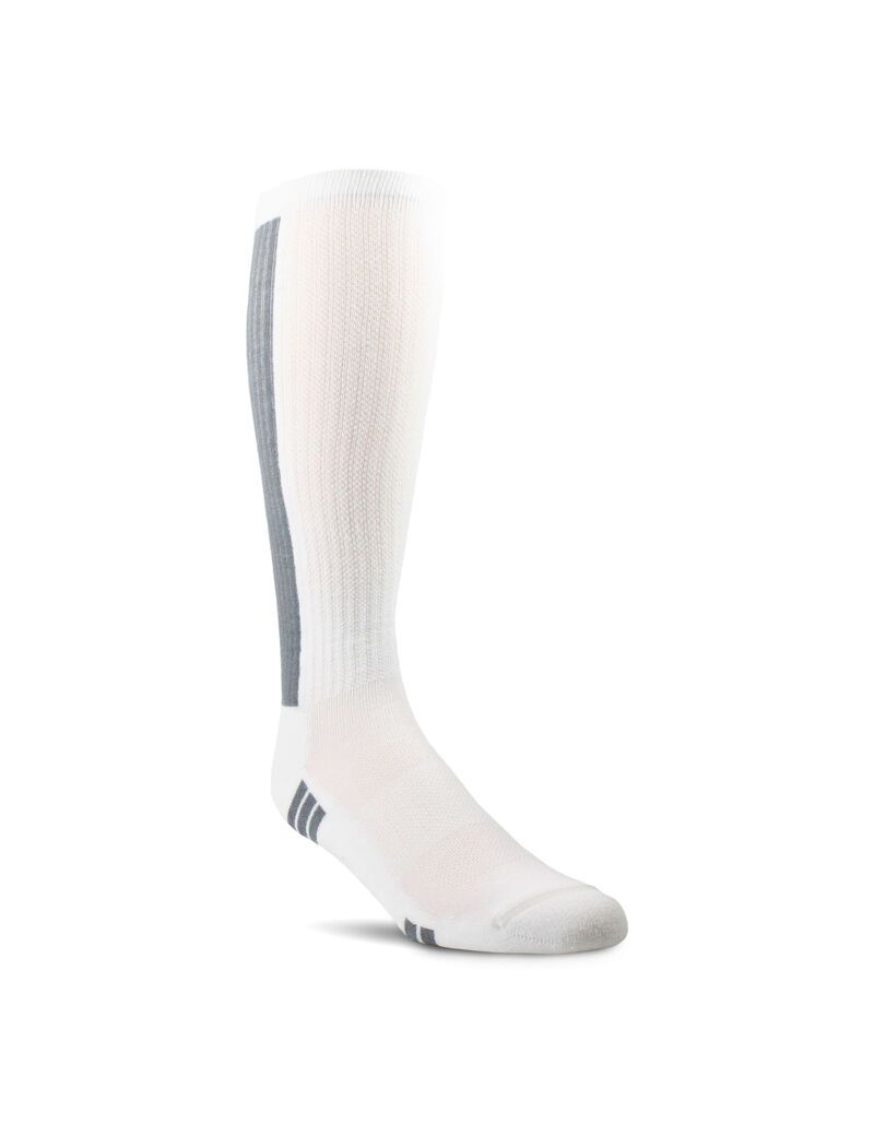 Ariat VentTEK Over the Calf Performance Sock 2 Pair Pack White | LKNIRF-540