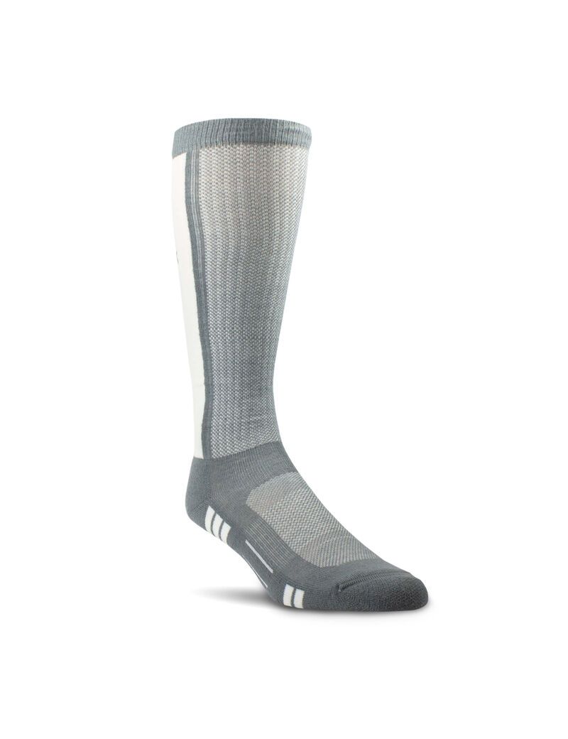 Ariat VentTEK Over the Calf Performance Sock 2 Pair Pack Gray | SEWZIA-647