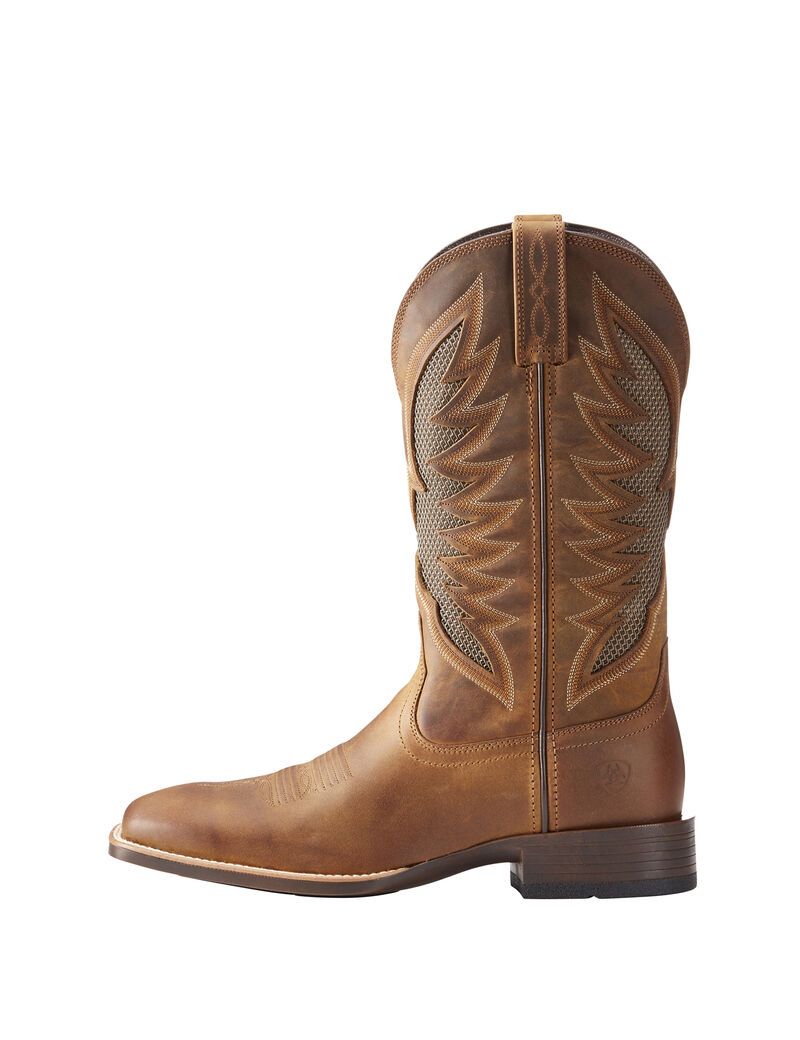 Ariat VentTEK Ultra Western Boot Distressed Brown | SRAJWV-804