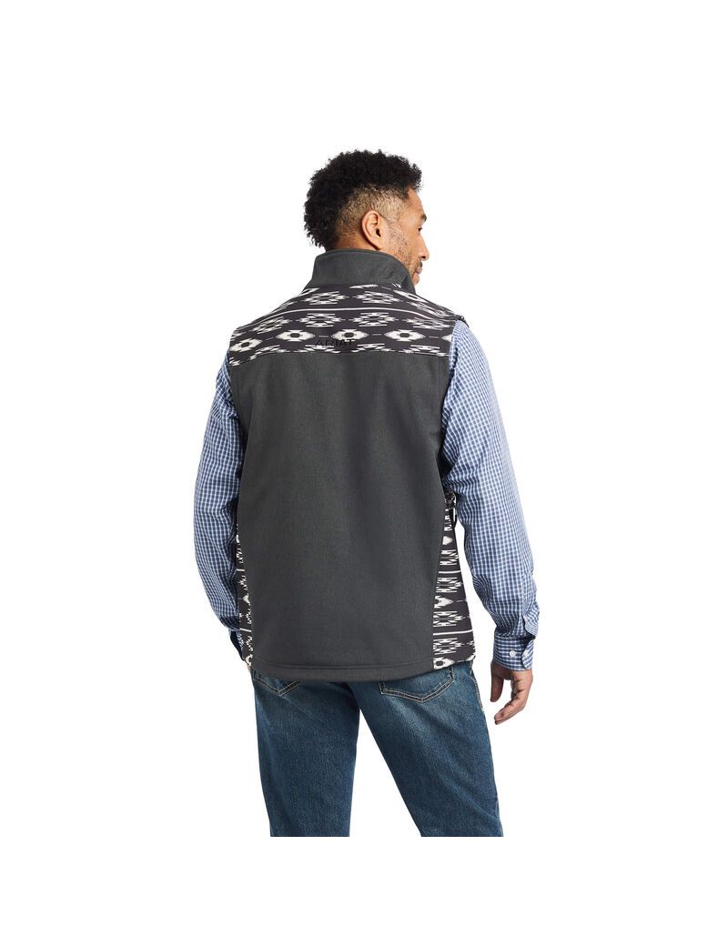 Ariat Vernon 2.0 Chimayo Softshell Vest Charcoal | LCRYGF-269