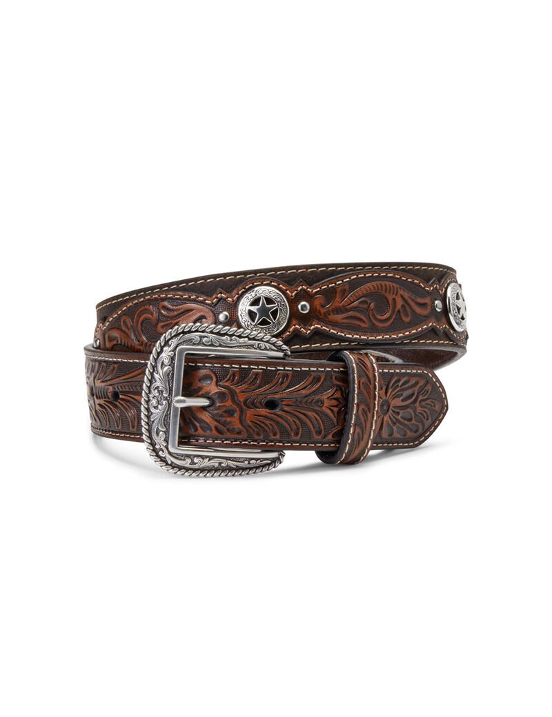 Ariat Western Star Medallion Belt Brown | CNXILH-057