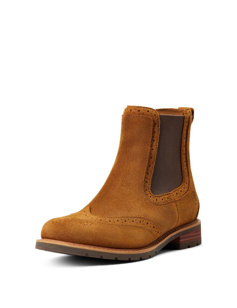 Ariat Wexford Brogue Waterproof Weathered Honey | VSPGBJ-096