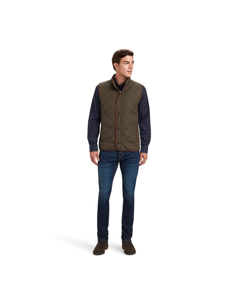 Ariat Woodside Vest Earth | ROCPZF-319