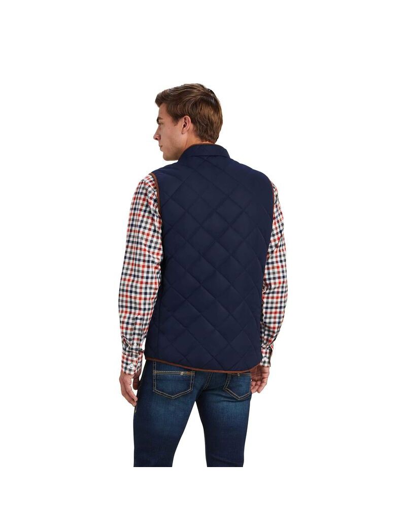 Ariat Woodside Vest Navy | IKXMZB-980