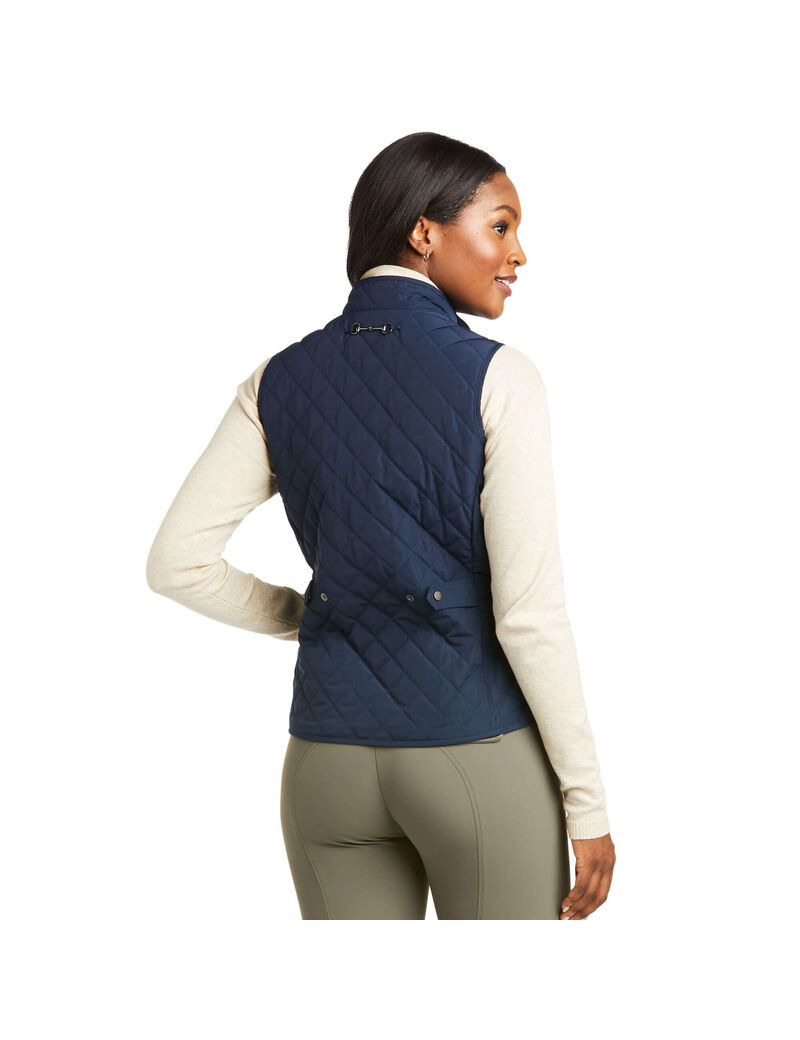 Ariat Woodside Vest Navy | YGCEUL-804