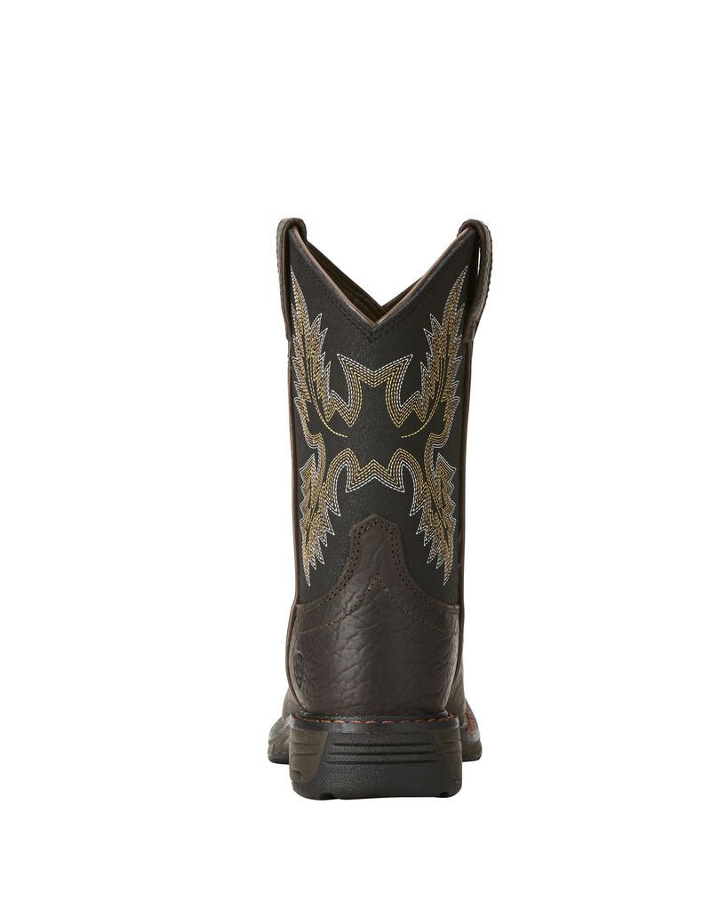 Ariat WorkHog Wide Square Toe Boot Bruin Brown | KZGLXY-289