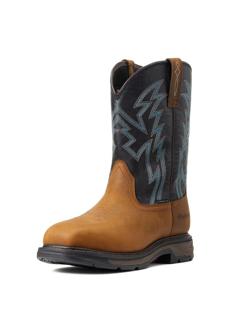 Ariat WorkHog XT BOA Carbon Toe Work Boot Dark Earth | FQLMIN-289