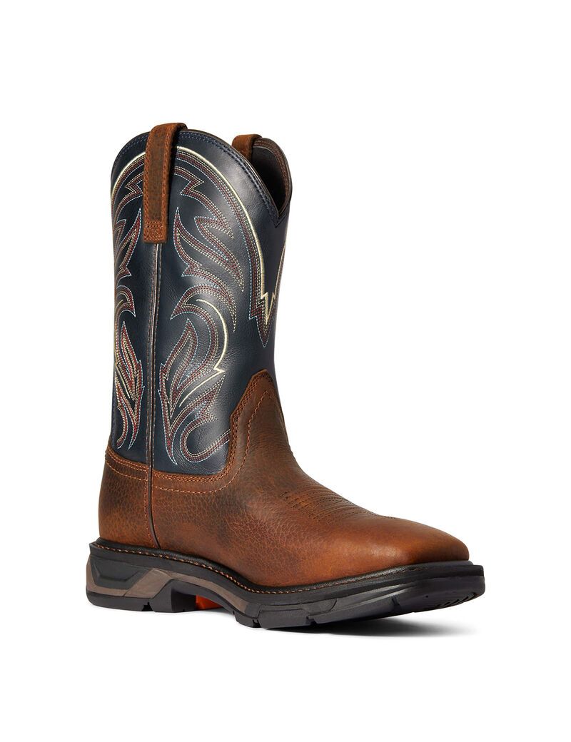 Ariat WorkHog XT Cottonwood Work Boot Brown Oiled Rowdy | QFKWYJ-273