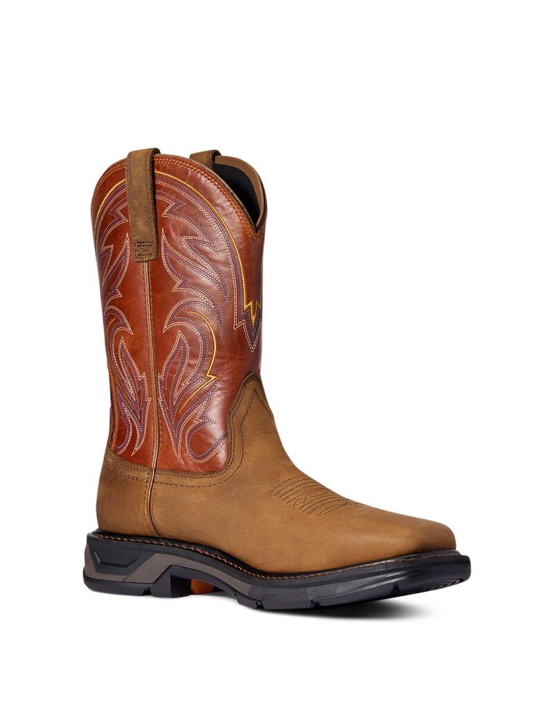 Ariat WorkHog XT Cottonwood Work Boot Dark Earth | TQJMXL-524