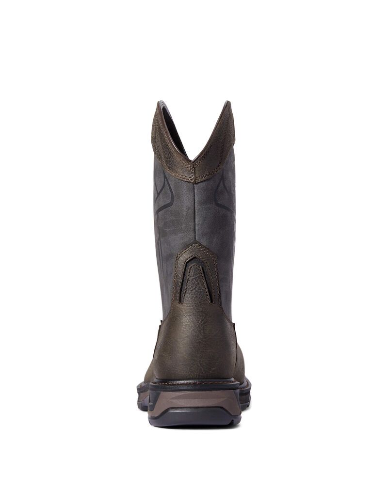 Ariat WorkHog XT Incognito Carbon Toe Work Boot Iron Coffee | OWVJXY-341