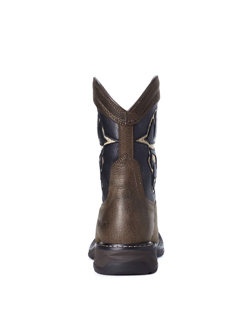 Ariat WorkHog XT VentTEK Bold Boot Iron Coffee | SKZMAN-396