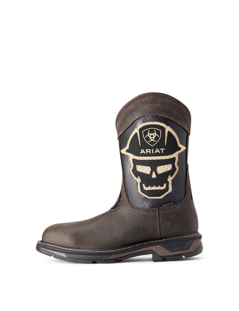 Ariat WorkHog XT VentTEK Bold Carbon Toe Work Boot Iron Coffee | VRANKH-841