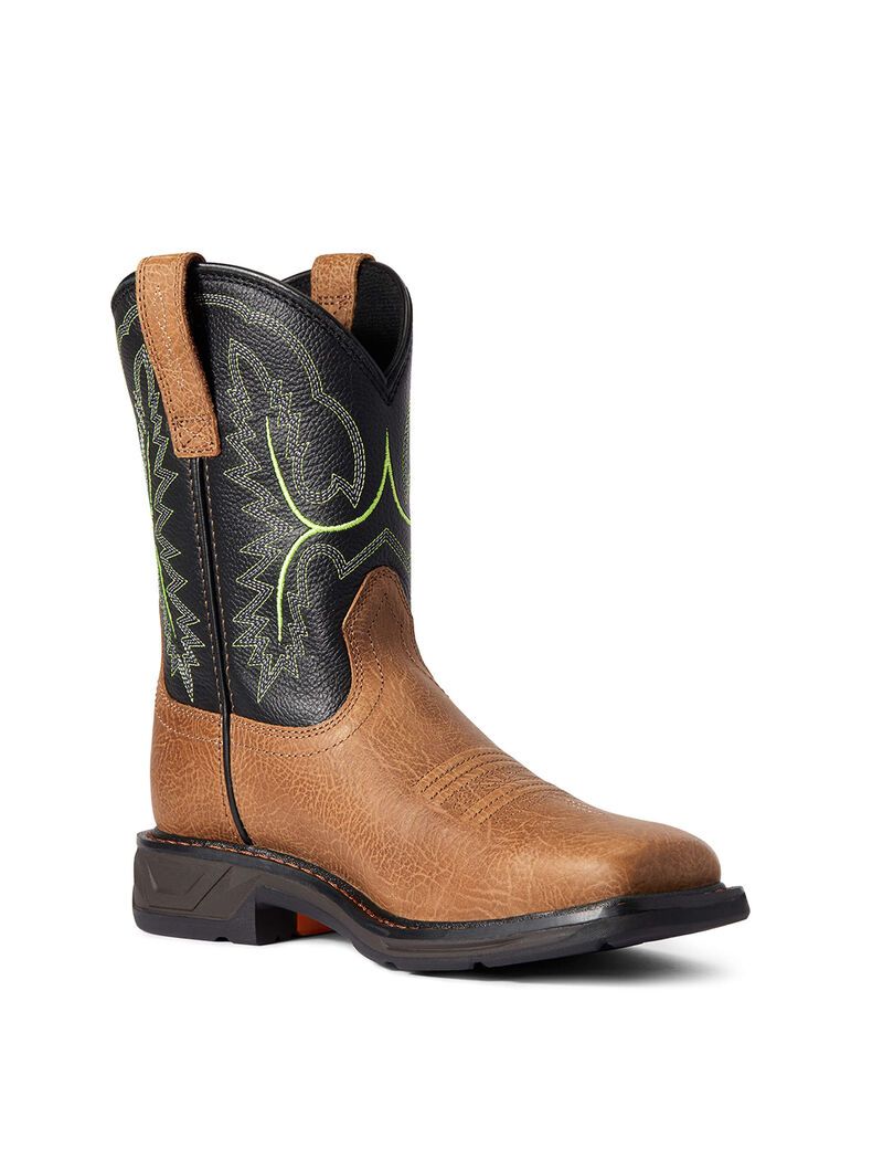 Ariat WorkHog XT Wide Square Toe Boot Tumbled Bark | DKTUQJ-725