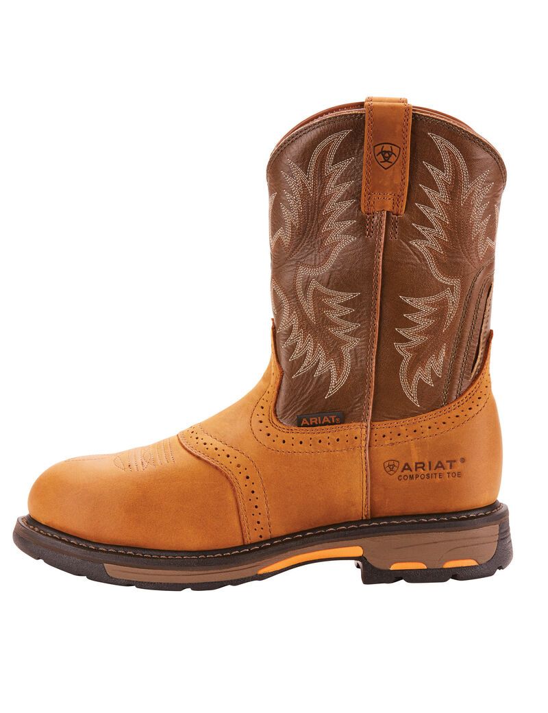 Ariat Workhog Pull-on Ct Aged Bark | CKOMGJ-581