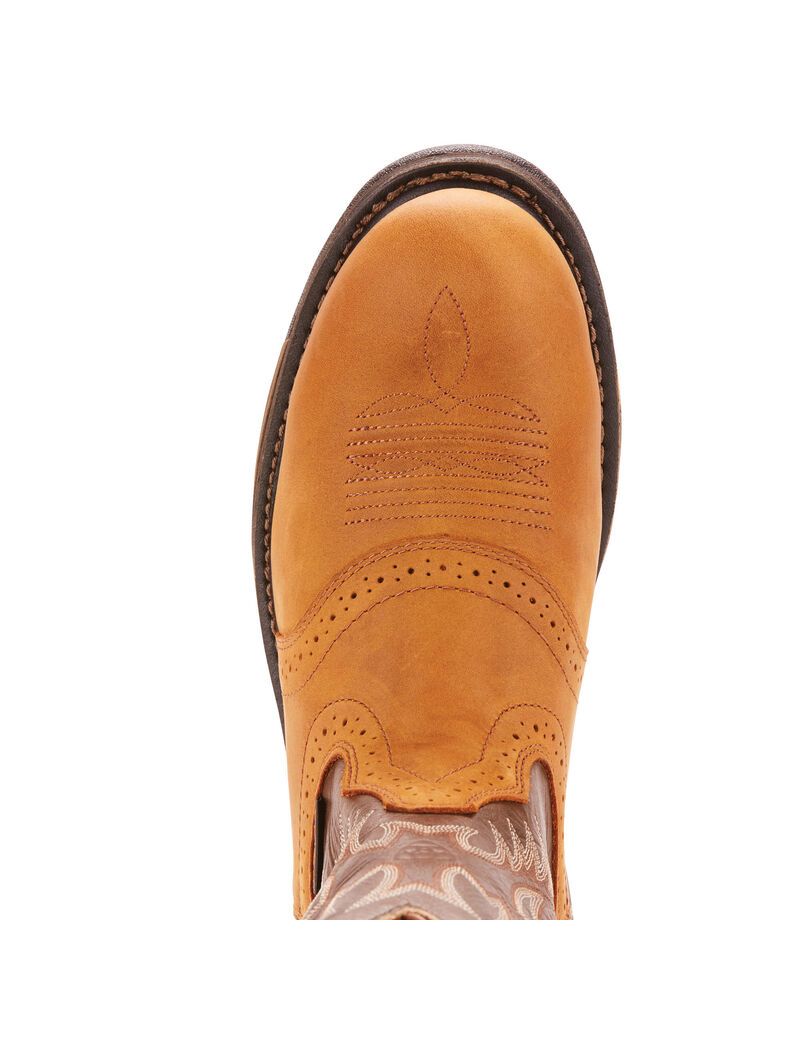 Ariat Workhog Pull-on Ct Aged Bark | CKOMGJ-581